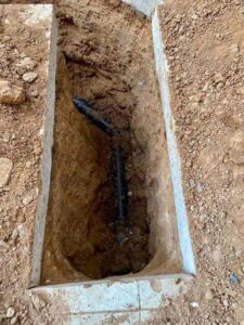 broken/damaged sewer line that needs replacing broken/damaged sewer line that needs replacing