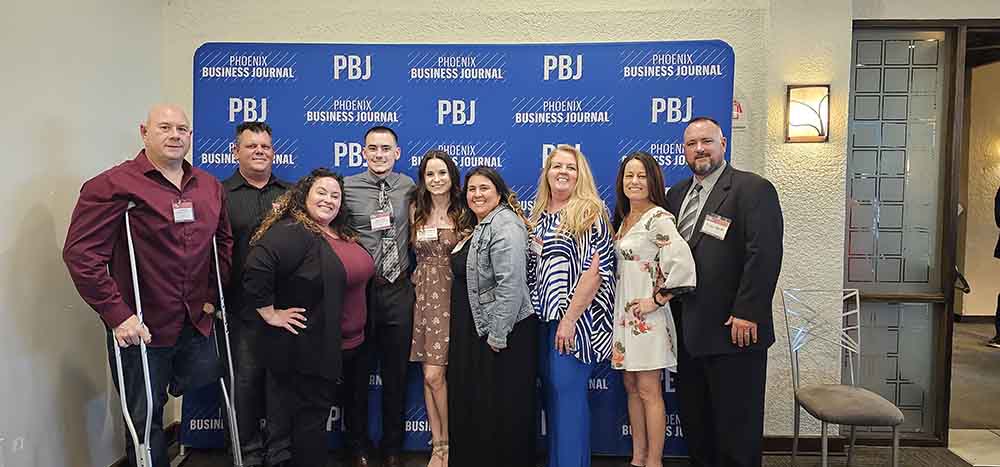 Gold Star team at the 2023 Business Journal Awards