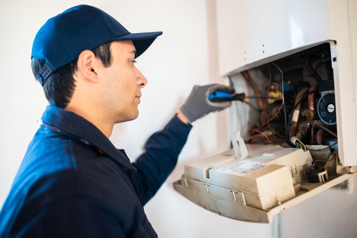 disassembled tankless water heater Gilbert, AZ