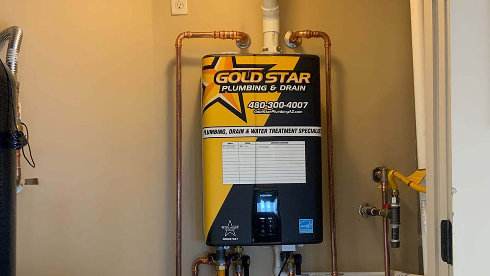 newly installed tankless water heater Gilbert, AZ newly installed tankless water heater Gilbert, AZ