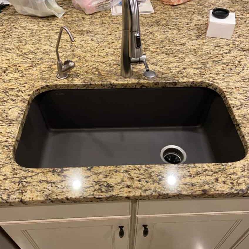 Newly Replaced Kitchen Sink