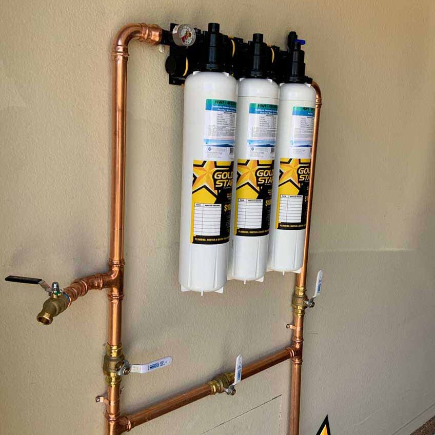 Newly Installed Water Filtration System