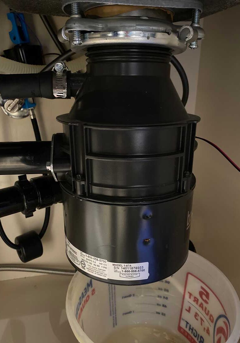 Newly Repaired Garbage Disposal