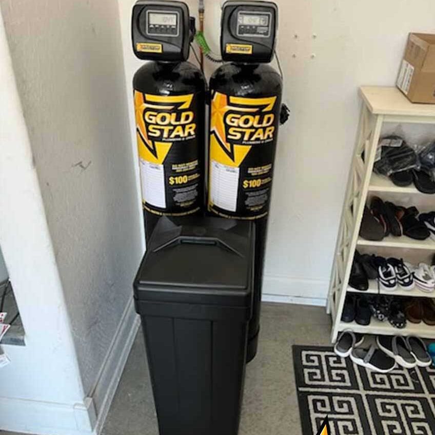 Water softener installation